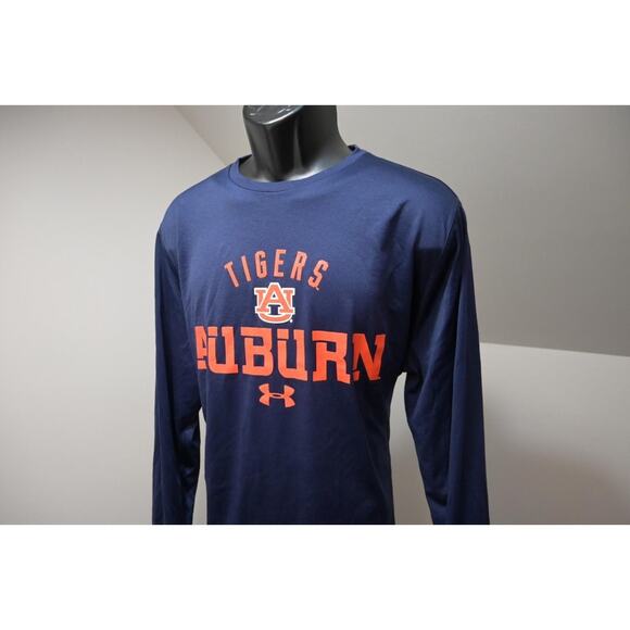 Under Armour HeatGear Loose Auburn Tigers Long Sleeve Gym Shirt Mens Sz XL - Picture 3 of 9